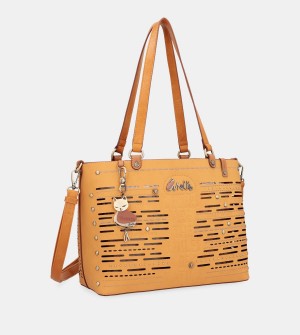 Anekke Nature Pachamama Ochre Large Ženske Torba Tote | 0134986-BD