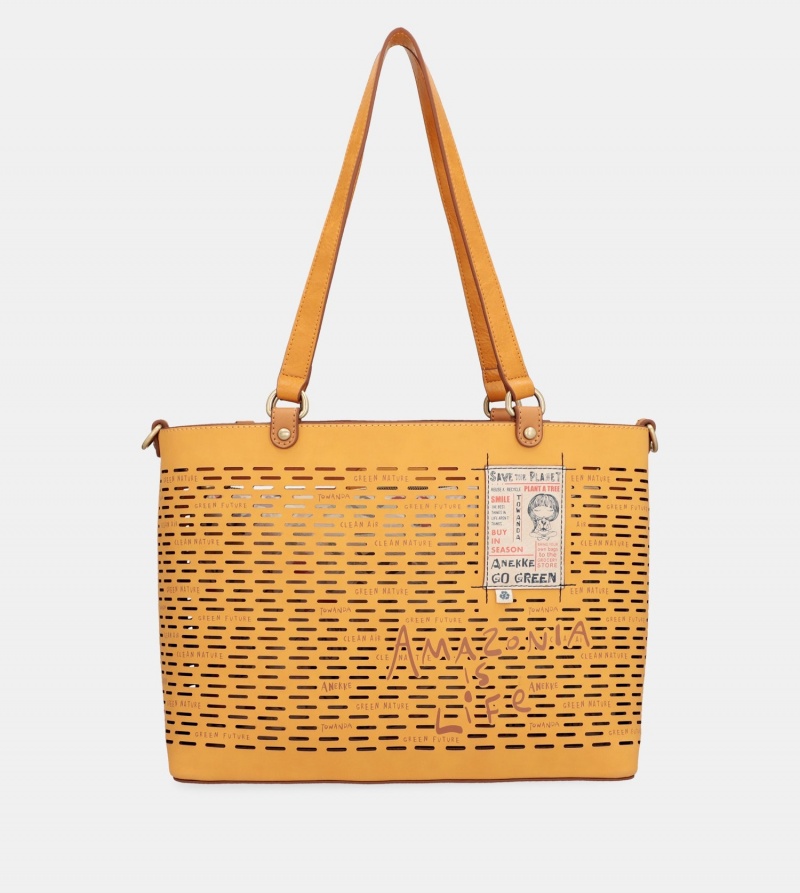 Anekke Nature Pachamama Ochre Large Ženske Torba Tote | 0134986-BD