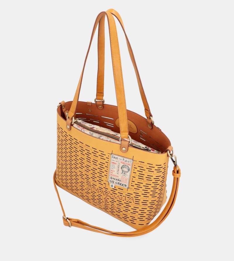 Anekke Nature Pachamama Ochre Large Ženske Torba Tote | 0134986-BD