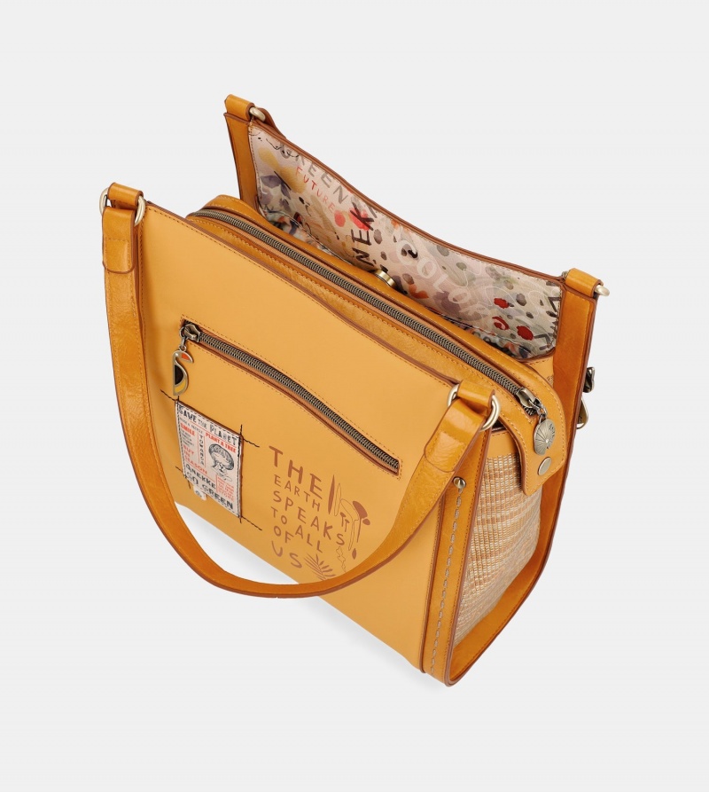 Anekke Nature Pachamama Ochre Ženske Torba Crossbody | 5794612-NX