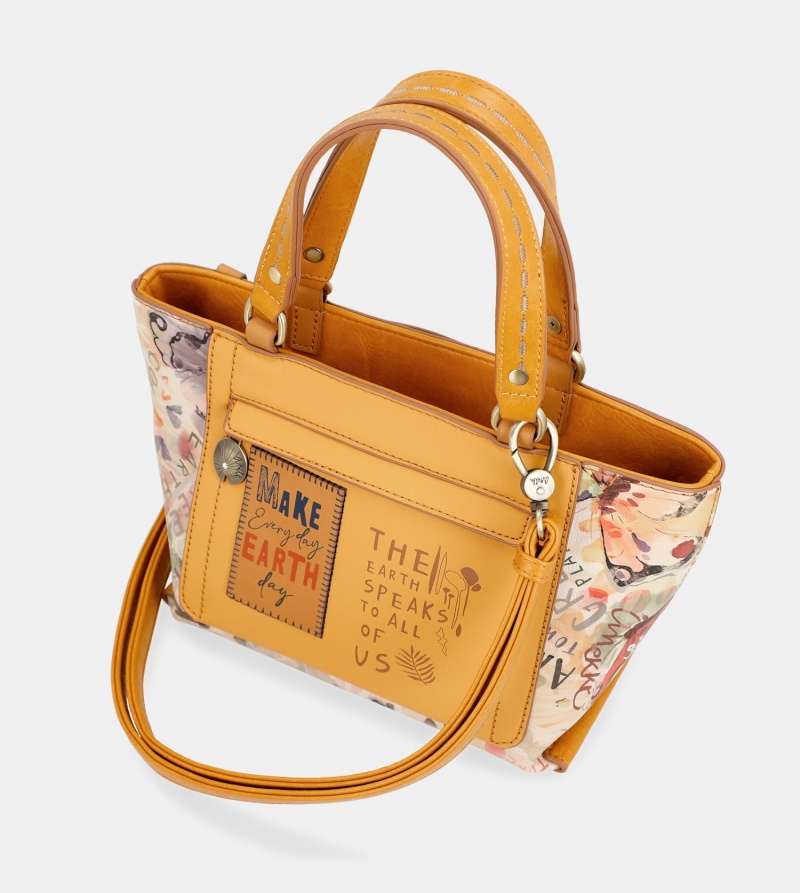 Anekke Nature Pachamama Ochre Ženske Torba Tote | 6904283-MZ