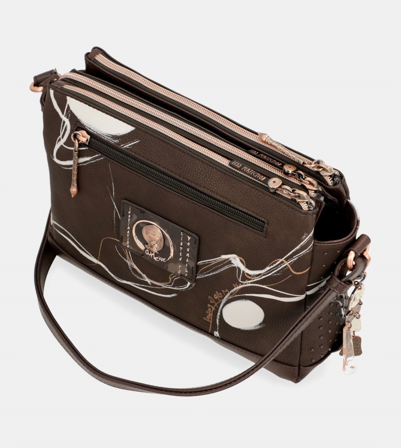 Anekke Nature Shodō 3 Compartment Ženske Torba Crossbody | 3974652-OC