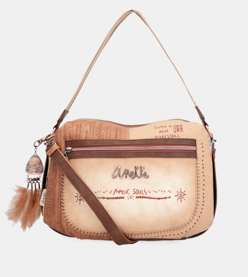 Anekke Tribe Large With Shoulder Strap Ženske Torba Crossbody | 9608174-TR