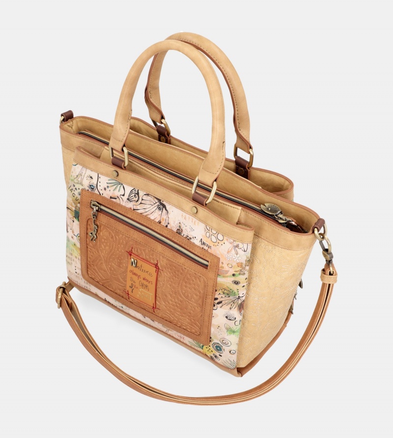 Anekke Triple Compartment Double Handle Ženske Torba Tote | 4216503-KI